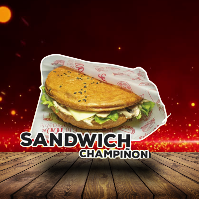Sandwich con Champiñones
