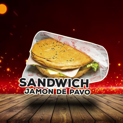 Sandwich Jamón de pavo